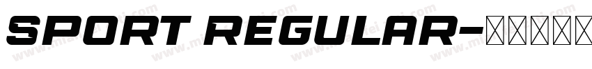 Sport Regular字体转换